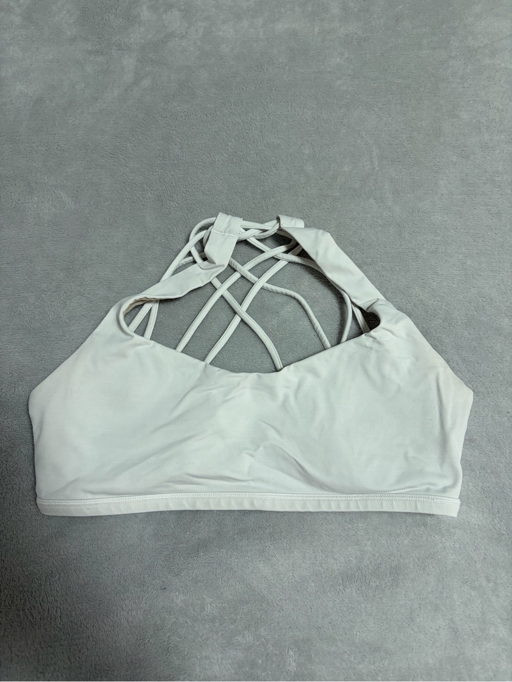 lululemon athletica Strappy-Back Sports Bra - White